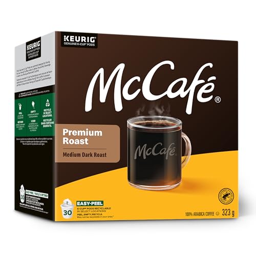 McCafe,  Premium Roast,  Arabica,  Dark Roast,  K-Cup Coffee Pods,  30 Count