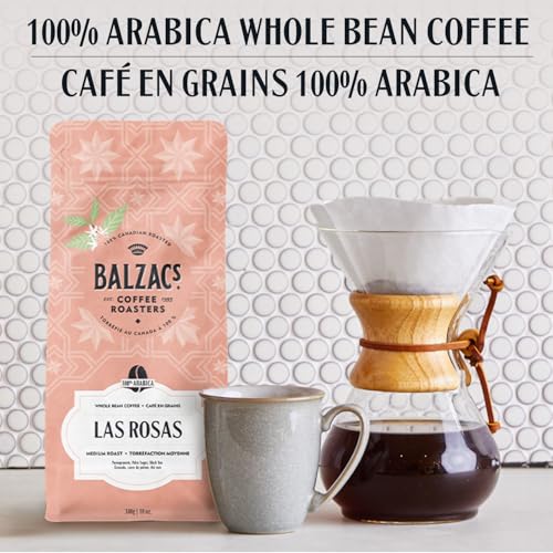 Balzac's Coffee Roasters, Las Rosas, 100% Arabica Coffee, Medium Roast, Whole Bean Coffee, 300g