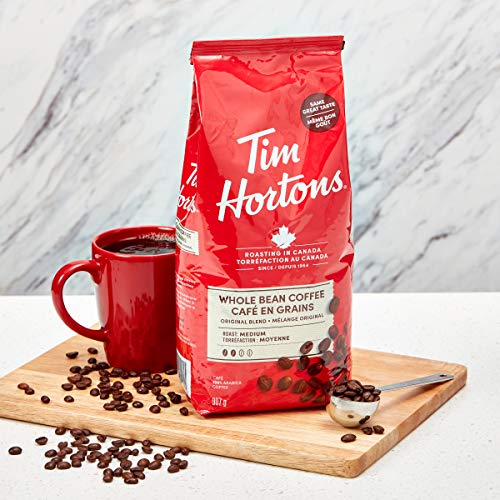 Tim Hortons, Original Blend, 100% Arabica, Medium Roast, Whole Bean, 907g