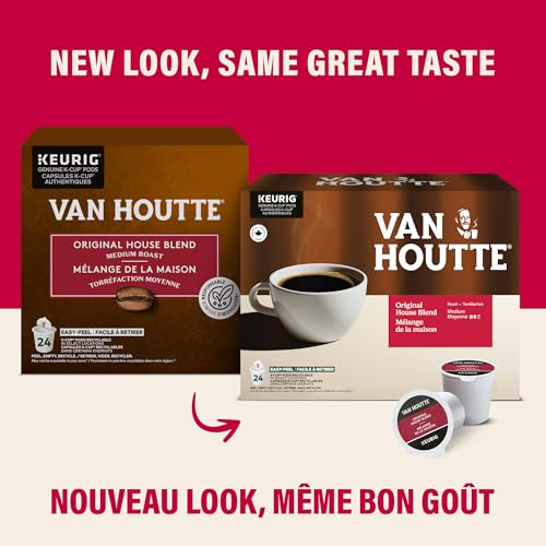 Van Houtte, Colombian, 100% Arabica Coffee, Medium Roast, K-Cup Pods K-Cup Pods, 48 Count