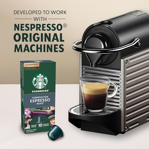 Starbucks, Espresso Roast, Dark Roast, Coffee Pods, 55g