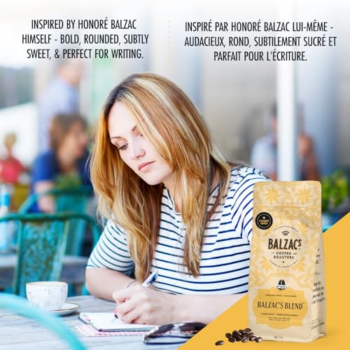 Balzac's Coffee Roasters, Balzac’s Blend, 100% Arabica Coffee, Medium Roast, Whole Bean Coffee, 340g