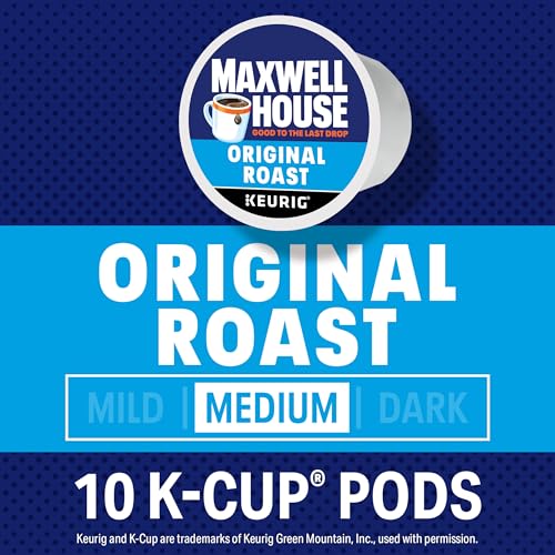 Maxwell House,  Original Roast,  Kosher,  Medium Roast,  K-Cup Coffee Pods,  10 Count