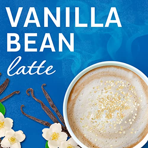 Maxwell House,  International Vanilla Bean Latte,  Kosher,  Light Roast,  Instant Coffee,  Canister 8.5 oz