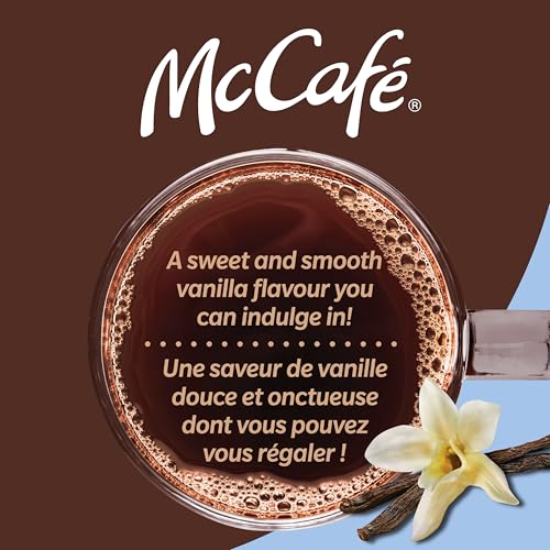 McCafe,  French Vanilla,  Arabica,  Medium Roast,  K-Cup Coffee Pods,  10 Count