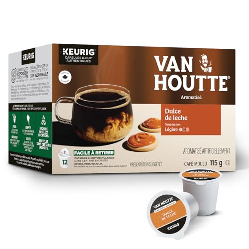Van Houtte, Dulce De Leche, 100% Arabica, Light Roast, K-Cup Pods, 12 Count