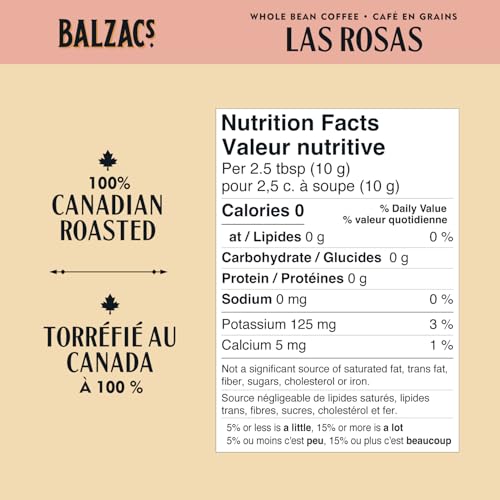 image Balzac's Coffee Roasters, Las Rosas, 100% Arabica Coffee, Medium Roast, Whole Bean Coffee, 300g