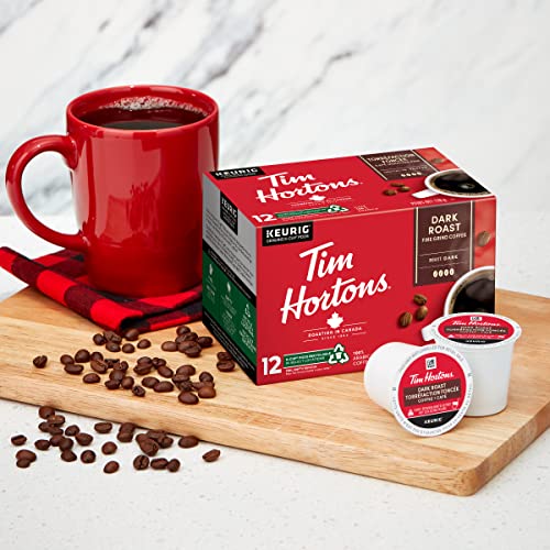 Tim Hortons, Dark Roast, 100% Arabica, Dark Roast, K-Cup Pods, 72 Count