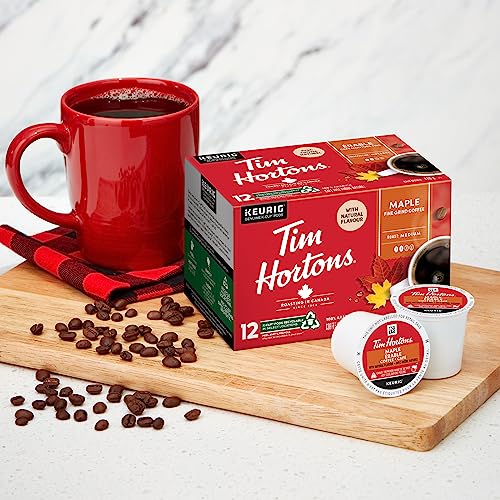 Tim Hortons, Maple, 100% Arabica, Medium Roast, K-Cup Pods,  12 Count