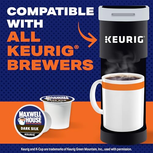 Maxwell House,  Dark Silk,  100% Pure Coffee,  Dark Roast,  K-Cup Coffee Pods,  84 Count