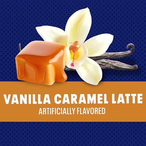 Maxwell House,  Vanilla Caramel Latte,  Kosher,  Light Roast,  Instant Coff ,  Canister 8.7 oz