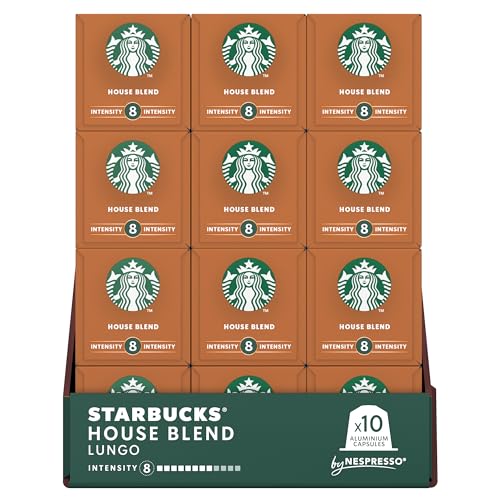 image Starbucks, House Blend Lungo, Medium Roast, Coffee Pods, 120-Count