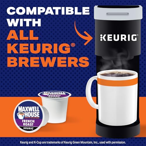 Maxwell House,  French Roast,  100% Arabica Coffee,  Dark Roast,  K-Cup Coffee Pods,  10 Count
