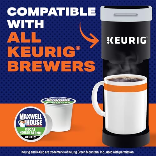 Maxwell House,  Decaf House Blend,  Kosher,  Medium Roast,  K-Cup Coffee Pods,  84 Count