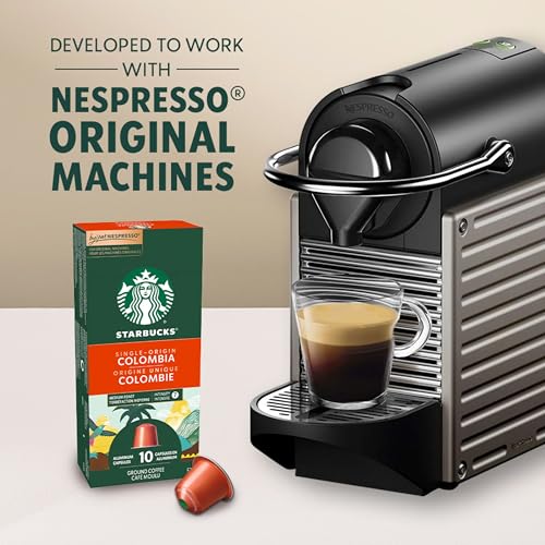 Starbucks, Single Origin Colombia, Medium Roast, Coffee Pods, 5 x 10-Count