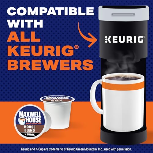 Maxwell House,  House Blend,  100% Arabica Coffee,  Medium Roast,  K-Cup Coffee Pods,  10 Count
