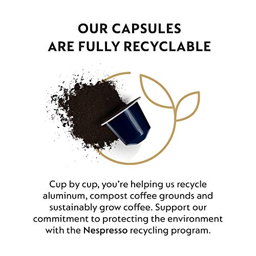 Nespresso Capsules OriginalLine,  Kazaar Intenso,  Dark Roast,  Coffee Pods,  50-Count