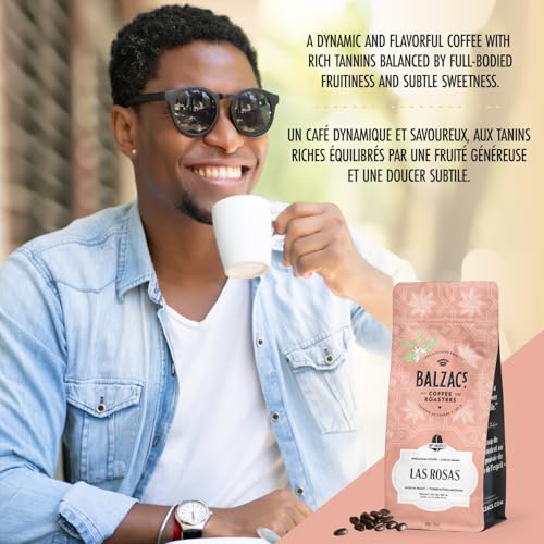 Balzac's Coffee Roasters, Las Rosas, 100% Arabica Coffee, Medium Roast, Whole Bean Coffee, 300g