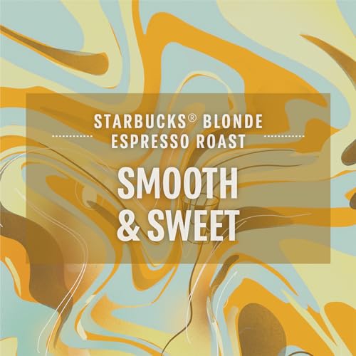 Starbucks, Blonde Espresso Roast, Light Roast, Coffee Pods, 10-Count